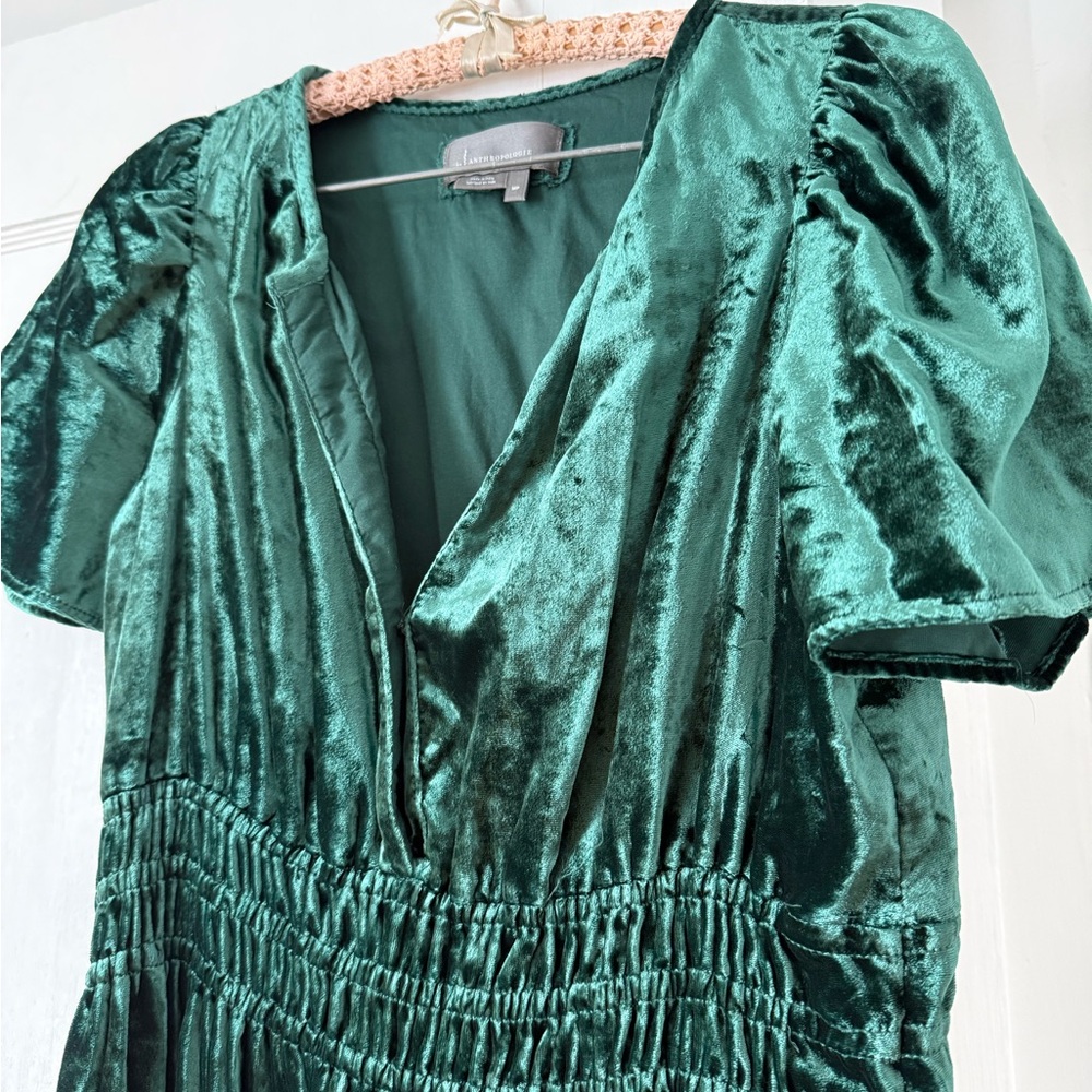 Anthropologie | Somerset velvet maxi dress petites